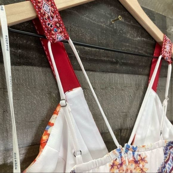 Soieblu Scarf Print Strappy Maxi Dress - Picture 10 of 14